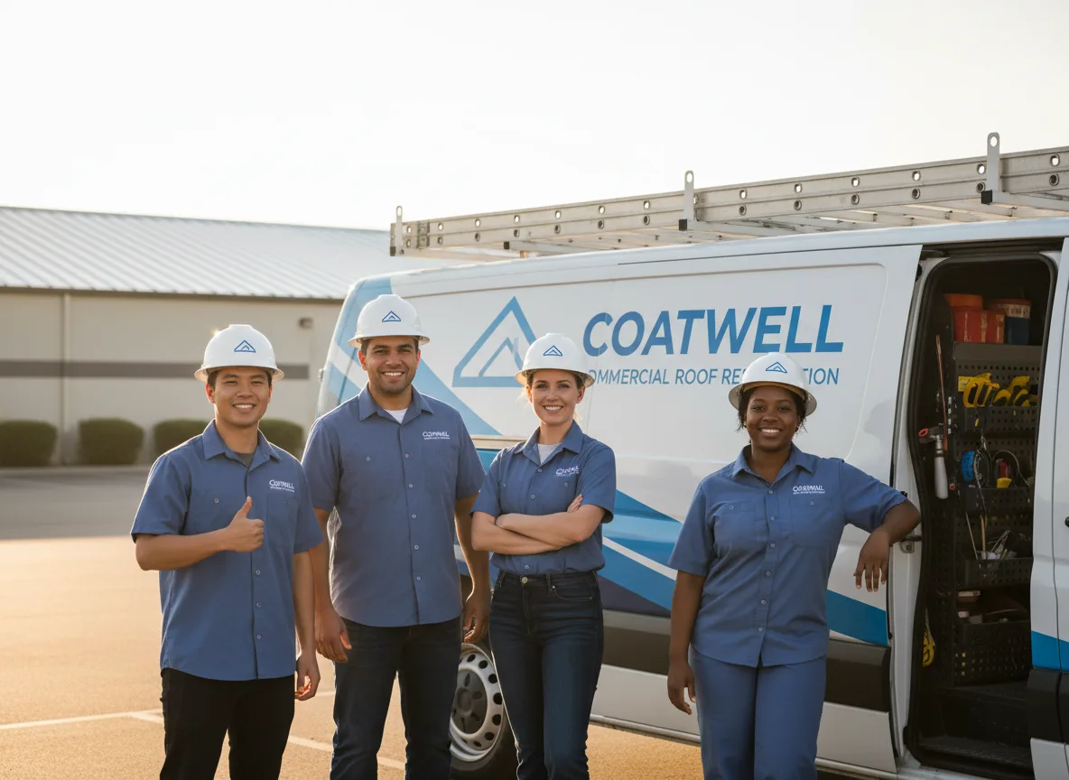 Commercial roof coating company in Old Glory, TX